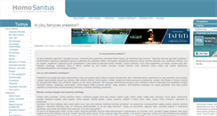 Desktop Screenshot of homosanitus.lt